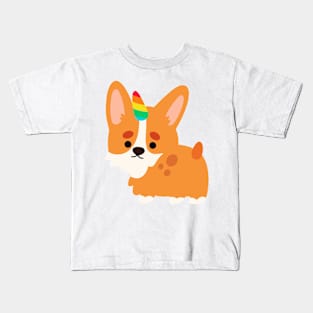 Pastel Corgi Kids T-Shirt